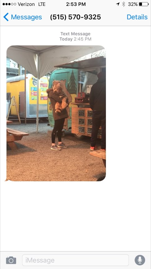 When Teresa called me