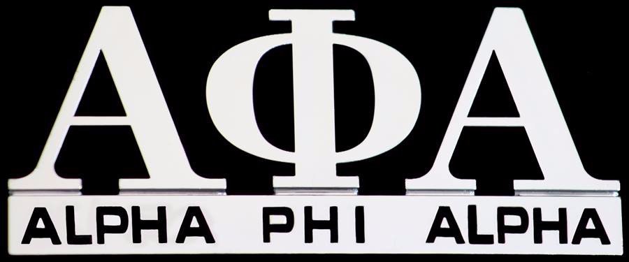 Alpha Phi Alpha "Till the Day I Die" Fraternity License Plate Fra...