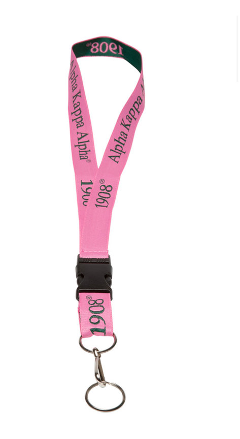 AKA Woven Lanyard (Pink)