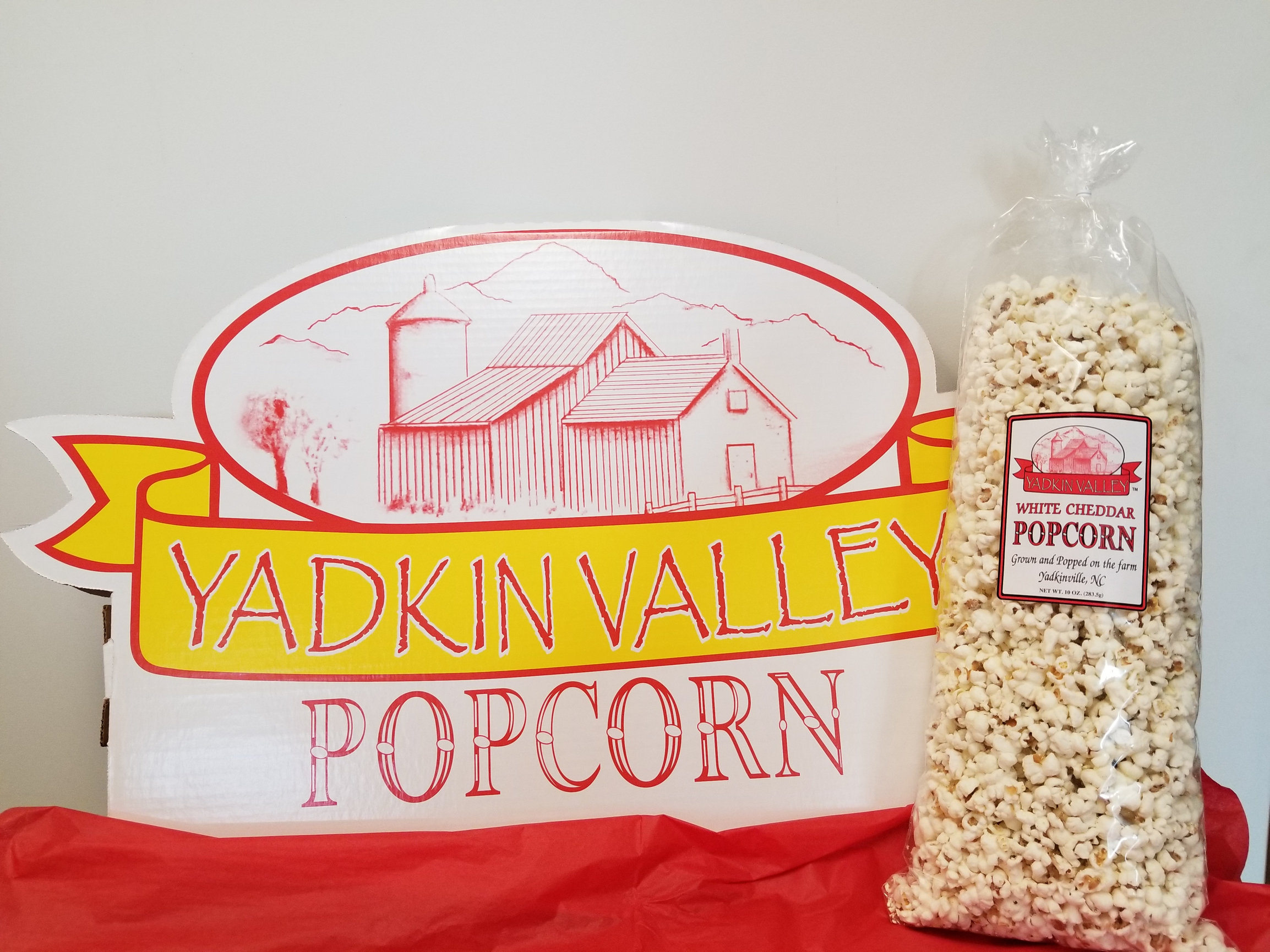 (2) White Cheddar Popcorn 10 Oz. Bags - Shallowford Farms Popcorn, Inc.