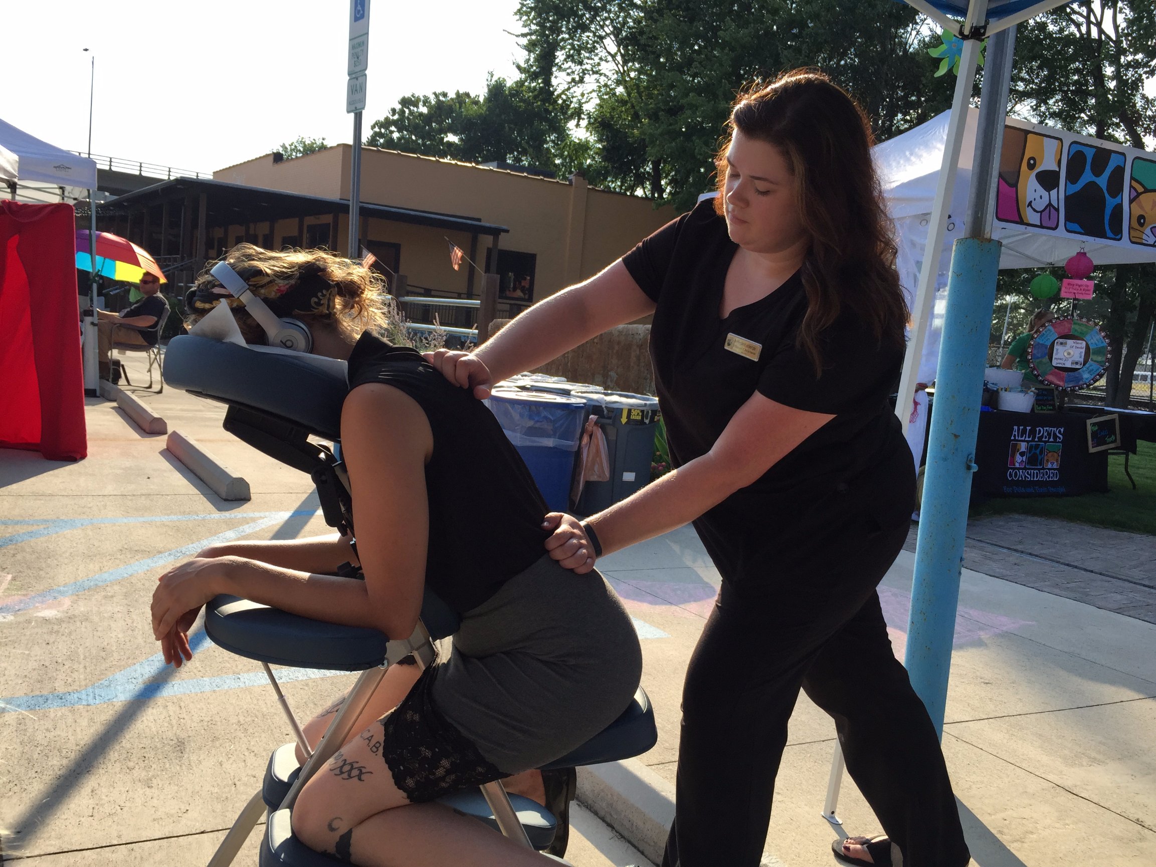 FREE MASSAGE AND LESSON AT CITY MARKET Greensboro Project Space