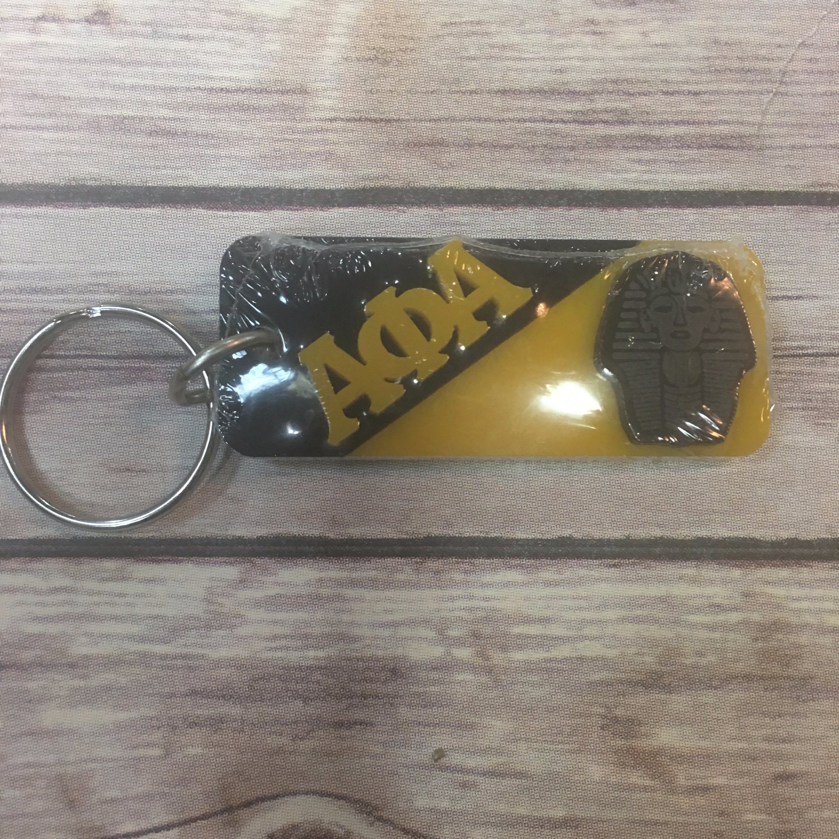 Alpha Split Symbol Keychain - GreekStuff