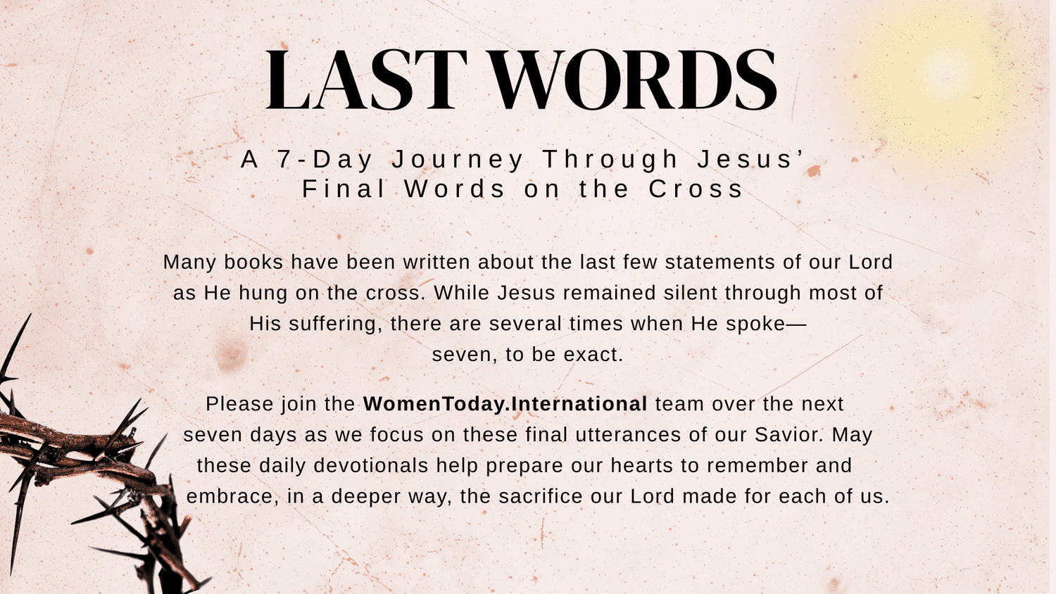 Last Words QT Series