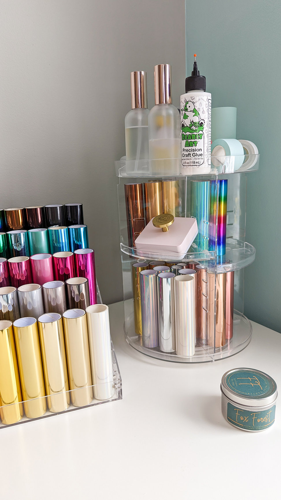 New Foil Storage in my Craft Room Lea Lawson Creates