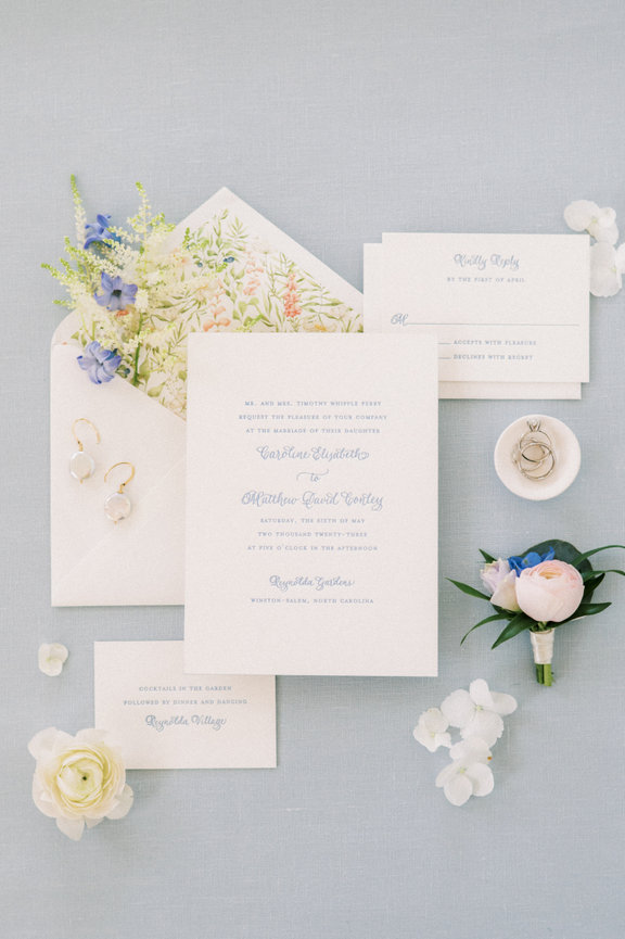 Caroline + Matthew WinstonSalem Florist Weddings & Special Event