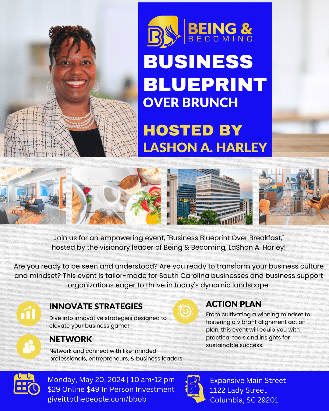 Business Blueprint Over Brunch